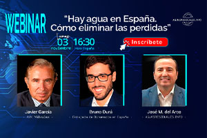 Inscríbete en el Webinar Técnico "Hay agua en España. Cómo eliminar las perdidas" con AVK Válvulas