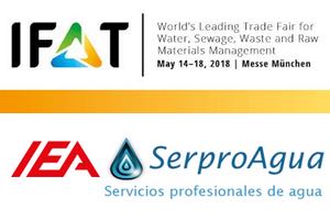 SERPROAGUA estará presente en IFAT 2018 con sus tornillos de deshidratación de fangos