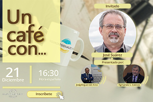 Últimas horas para inscribirte a ¡Un Café con... José Suárez, ex-Jefe del área de depuración del Canal de Isabel II !