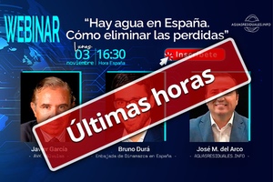 Últimas horas para la Webinar Técnica "Hay agua en España. Cómo eliminar las perdidas" con AVK Válvulas