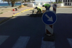 El Gobierno de Baleares inicia las obras de sustituci&oacute;n de los colectores del Canar Port y Coral en Santa Eul&aacute;ria del Riu en Ibiza