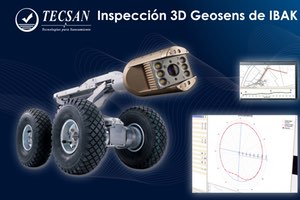 Inspección 3D Geosense de IBAK: información tridimensional de las redes de colectores
