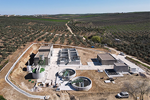 Las obras de Marea en la nueva EDAR de La Victoria en Córdoba entran en su recta final