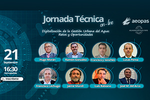 Jornada Técnica: PERTE sobre la Digitalización de la Gestión Urbana del Agua: Retos y Oportunidades