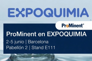 Prominent Iberia presentar&aacute; sus &uacute;ltimas soluciones para el tratamiento de agua en Expoquimia