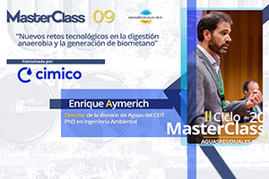 CIMICO presentará sus servicios y soluciones en la MasterClass 09 "Nuevos retos tecnológicos en la digestión anaerobia y la generación de biometano"