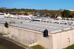 ECOTEC suministra cubiertas en PRFV para reactores y decantadores de varias EDAR de Dublín