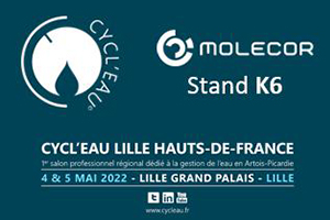 Molecor estará presente al Cycle Eau Lille Hauts-de-France el 4 y 5 de mayo
