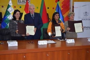 El CAF financia la PTAR de Tacachira que beneficiará a 18.000 habitantes de El Alto en Bolivia