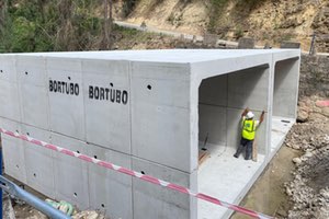 La CH del Segura avanza en las obras de drenaje del río Zumeta a su paso por Góntar, pedanía de Yeste en Albacete