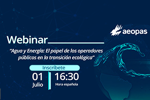Acomp&aacute;&ntilde;anos en la Webinar sobre "Agua y Energ&iacute;a: El papel de los operadores p&uacute;blicos en la transici&oacute;n ecol&oacute;gica"