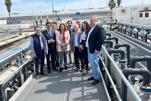 El Poniente almeriense gana 14 hectómetros cúbicos de aguas regeneradas tras inaugurar el terciario de El Ejido