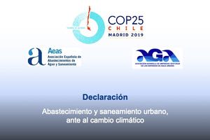 AEAS y AGA firman la Declaración “Abastecimiento y saneamiento urbano ante el cambio climático”