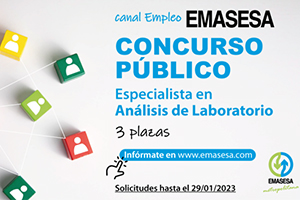 EMASESA hace una convocatoria pública de empleo para cubrir 3 plazas de especialista de análisis de laboratorio