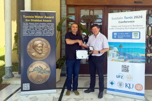 Jaime G&oacute;mez, distinguido en la primera edici&oacute;n del Tunisia Water Award 2026 por su trayectoria cient&iacute;fica de excelencia