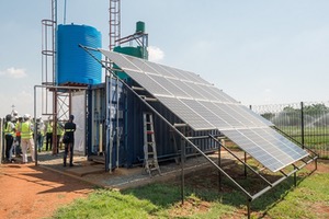 Una nueva tecnología suministra agua limpia en África
