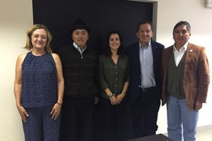 IMDEA Agua y SENAGUA estudian crear un centro de referencia del agua en Ecuador