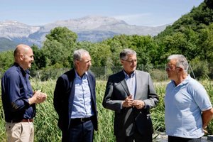 Laspuña en Aragón, depurará sus aguas residuales con un sistema extensivo de plantas flotantes