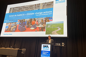 IWA reconoce a Canal de Isabel II como una de las mejores empresas en la gestión sostenible del agua