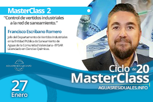 "Control de vertidos industriales a la red de saneamiento" temática de la 2a MasterClass impartida por Francisco Escribano de la EPSAR