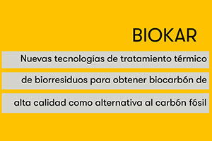 BIOKAR investiga cómo convertir biorresiduos, lodos de EDAR, digestatos y residuos agroforestales en biocarbón