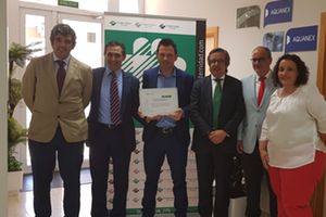  Aquanex, premiada por sus bajos índices de siniestralidad laboral y por su política de prevención de riesgos