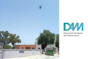 El proyecto SNIFFIRDRONE avanza en la mejora de la monitorización ambiental de la EDAR