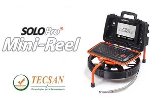 Solopro+, el equipo de inspección CCTV de tuberías con sistema de empuje manual de TECSAN