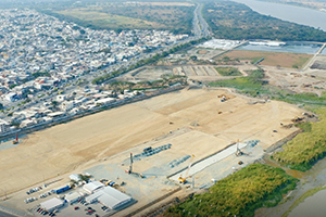 ACCIONA avanza en las obras de la PTAR Los Merinos, en Ecuador