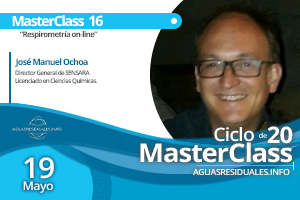José Manuel Ochoa impartirá la MasterClass 16 sobre "Respirometría On-line"