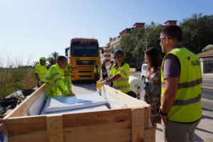Aqualia finaliza la primera fase de los trabajos para evitar la intrusión marina en la red de saneamiento de Dénia