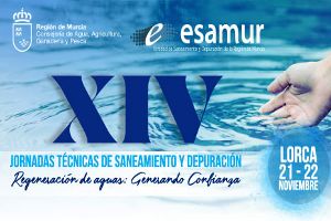 Abierto el plazo de inscripción para las XIV Jornadas Técnicas de ESAMUR "Regeneración de aguas: generando confianza"