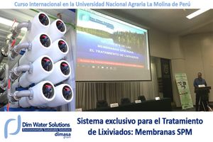 Dim Water imparte en Perú formación especializada sobre la aplicación de las Membranas SPM para Lixiviados