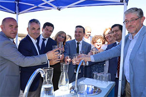 Inaugurada la obra de emergencia que dará agua a 40.000 h. de 12 municipios de Castilla La Mancha