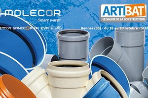 MOLECOR estará presente por primera vez en Artibat, feria de construcción y obras públicas de Francia