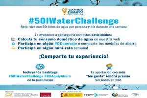 YWP Spain apoya el #50lWaterChallenge de “Cambio Climático, Aquí y Ahora”