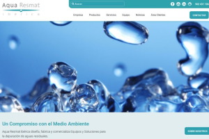 AQUA RESMAT cuenta con una nueva p&aacute;gina web