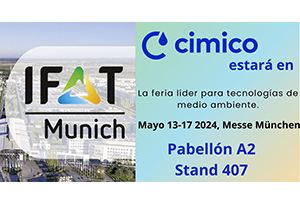 ¡Cimico participará como expositor en IFAT Munich 2024!