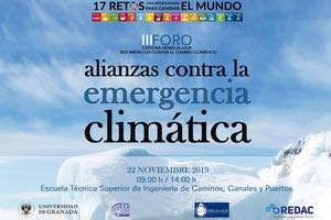 IBSTT participará en el “III Foro Cátedra Hidralia+UGR. Alianzas contra la Emergencia Climática” de la Universidad de Granada