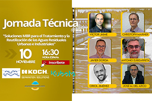 II Jornada Técnica On-line "Soluciones MBR para el Tratamiento y la Reutilización de las Aguas Residuales Urbanas e Industriales"