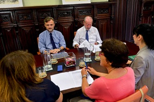 La Junta de Andalucía apuesta por la colaboración con la Diputación de Sevilla para avanzar en las actuaciones en materia de aguas con 160 millones de inversión