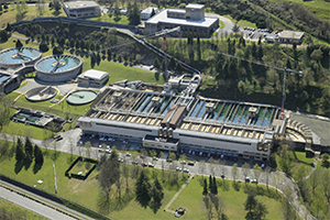 Firmado el contrato para la construcción de la instalación de dosificación de carbón activo en polvo en la E.T.A.P. de Venta Alta - Bilbao