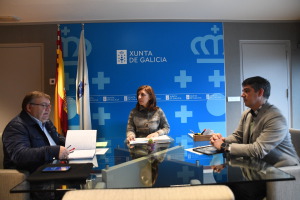 La Xunta y el Ayuntamiento de Paderne de Allariz estudian el proyecto de mejora de la red de abastecimiento de agua en las zonas rurales de Ermide y Eiravedra