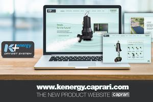 On-line el nuevo portal dedicado a las bombas "K+ Energy" de CAPRARI, para la gestión de las aguas residuales