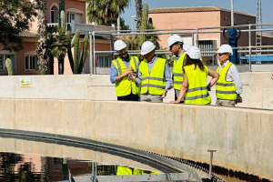 La depuradora de La Hoya, en Lorca entrega el cien por cien de las aguas regeneradas a la agricultura