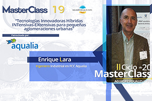 AQUALIA mostrará "Tecnologías Innovadoras Híbridas INTensivas-EXtensivas para pequeñas aglomeraciones urbanas" en la MasterClass 19