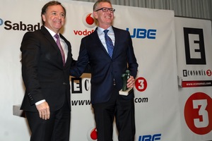 Economía 3 premia al Grupo Aguas de Valencia por su trayectoria empresarial