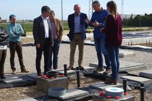 Desnitrifican las aguas de la EDAR de Los Alcázares en Murcia a través de un sistema piloto de restos de poda