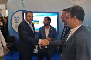 El stand de CADASA en la FIDMA recibe las visitas institucionales del Principado de Asturias