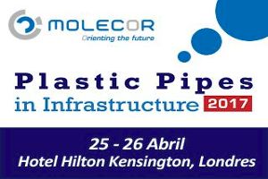 Molecor estará presente en la celebración de Plastic Pipes in Infrastructure 2017 en Londres
